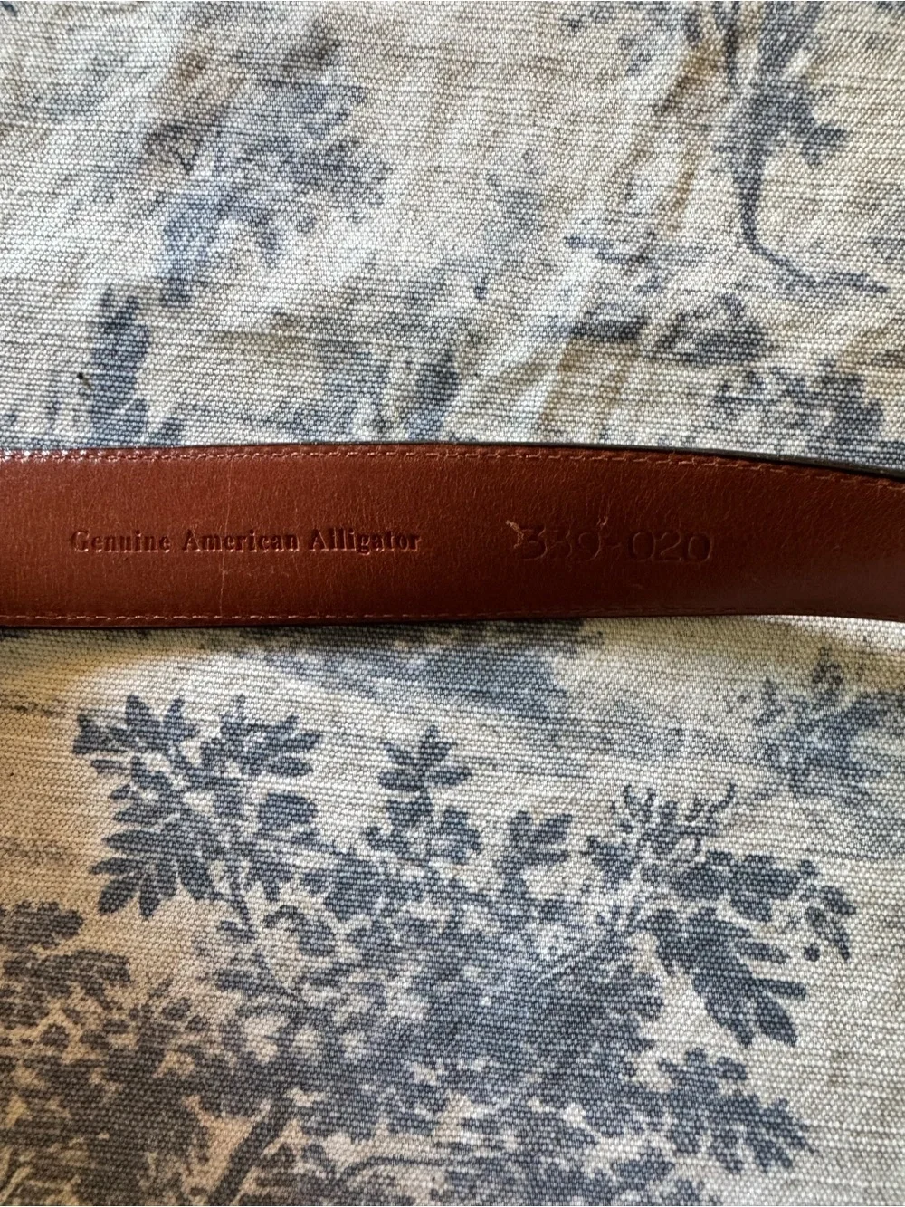 Genuine American alligator belt size 36